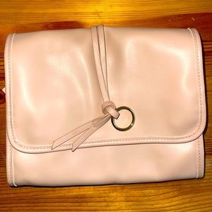 Brand New! Lancôme pale pink/ Hangable makeup bag